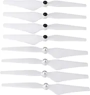 8pcs Set CW CCW SelfLocking Propellers Quadcopter Blade Replacement for Phantom 2/3 for Portable RC Part Indoor Outdoor White
