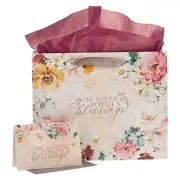 Gift Bag w/Card-Large Landscape-Joyous Blessings Isaiah 61:3