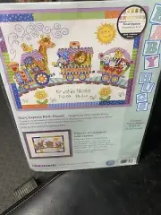 NEW SEALED Dimensions Cross Stitch Kit Baby Express Birth Record #73428