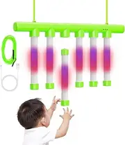 Reflex Challenge Game - Catching Sticks Game | 3 Adjustable Speed Light-Up Training Reaction Game Sticks | Hand-Eye Coordination Games for Parties | Falling Sticks Catching Game Adults and Kids