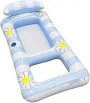 Pool Floats Adult - Inflatable Pool Float Chair,Foldable Sofa Bed for Outdoor Vacation Travel and Relaxation Beach Backyard Poolside