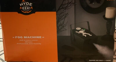 ⚡️Hyde & Eek Halloween Indoor Fog Machine Coffin With Skeleton