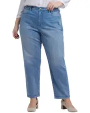 NYDJ Plus boyfriend Blue Valley Relaxed Jean
