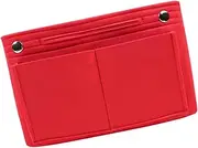 Yardenfun Felt Purse Organizer Insert Multi Compartment Handbag Liner for Travel Everyday Use Lightweight Tote Bag Organizer Easy to Carry and Store Essentials