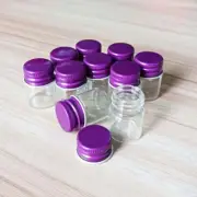 Beauty 10-200pcs glass bottles 5ml dropper Crafts Aluminum cap perfume Jars