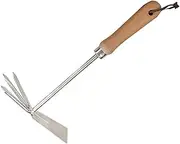 Generic Garden Hoe and Cultivator,Soil Tiller Cultivator,Weed Tool Weeder Rake for Patio