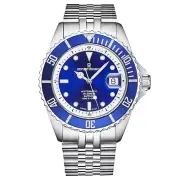 Revue Thommen Men's 'Diver' Blue Dial Stainless Steel Automatic Watch 17571.2928