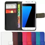 Leather Flip Case Wallet Cover For Samsung Galaxy S9 S8 S7 S6 S5 S4 S3 J1 Plus +