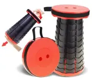 Upgraded Collapsible Stool for Adults, Foldable Portable Retractable Set of 1