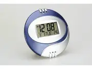 27cm Digital Wall Mountable Clock / Table Clock with Calendar Temperature - Blue