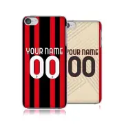 CUSTOM PERSONALISED AC MILAN 2021/22 KIT HARD BACK CASE FOR APPLE iPOD TOUCH MP3