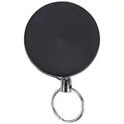 J.Burrows Heavy Duty Retractable Key Holder Black