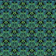 Benartex - Peacock Symphony - Feather Medallion - Multi, Fabric BTY