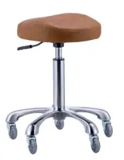 KARMA BURNIE - SALON STOOL (BROWN)