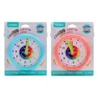 Interactive Learning Clock 5Inch Desk Educational Clock Moveable Hands For Kid