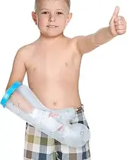 Kids Arm Cast Covers for Shower, Waterproof Cast Cover Child Cast Protector Watertight Seal Keep Wound and Bandage Dry for Broken Arm, Wrist, Hand, Fingers, Left or Right Arm