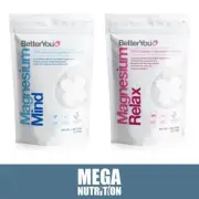 BetterYou Magnesium Flakes 750g 3 Forms Mind Relax Revive Magnesium Chloride