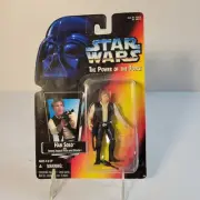Star Wars The Power of the Force Han Solo Red Card 1995