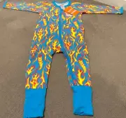 Bonds BNWT OG Hot Wheels Blue Flame Zippy Size 1 (12-18 months)