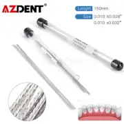AZDENT Dental Orthodontic Lingual Retainer Wires Flat Straight Twist Wire FDA