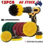 12X Drill Brush Grout Power Scrubber Bathtub Toilet Carpet Kitchen Cleaner Tool