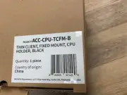 Workrite ACC-CPU-TCFM-B Thin Client CPU Holder, Black (NEW)