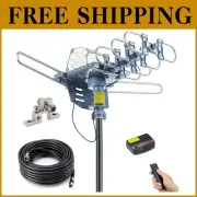 Digital Amplified Antenna with 360° Motorized Rotation & Wireless Remote Control
