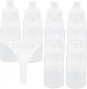 NAMOARLY 12pcs Refillable Dropper Bottles Empty Eye Dropper Bottles Cap Reusable Travel Toiletry