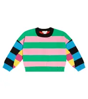 [Stella McCartney Kids] Stella McCartney Kids Striped cotton and wool sweater Y 3 multicoloured