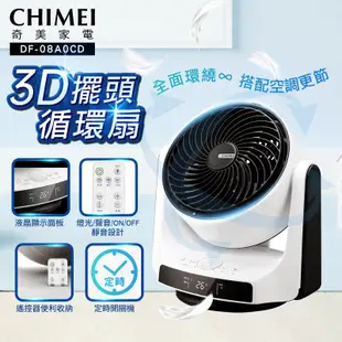 CHIMEI奇美 8吋 DC直流 3D立體擺頭循環扇 DF-08AMCD