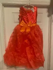 NWOT Chasing Fireflies Sesame Street Elmo Ball Gown & Shrug Costume Child Size 8