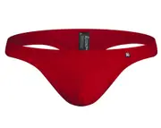 Slick Red Thong XL