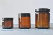 2oz 4oz and 9oz Glass Jars with Lid From 3 Pack to Bulk Clear or Amber