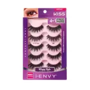 i-ENVY 5 Pairs So Wispy False Lashes, Premium Quality 100% Human Hair, Fluffy Fe