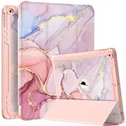 Tablet Case Cover For Apple iPad 10th Generation-2022 10.9 inch, iPad 9th 8th 7th Generation 10.2 inch 2021 2020 Pencil Holder Trifold Stand Magnetic Marble Pl
