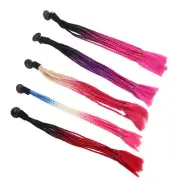 Helmet Braids Suction Cup Punk Style Motorcycle Helmet Pigtails Ponytail Gra L2S