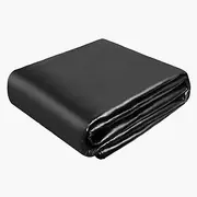 Flexible Black Pond Liner Plastic Sheeting Waterproof Membrane 4x6m 5x8m 6x10m 7x12m 8x10m 10x15m Preformed Ponds Liners for Water Gardens and Fish Underlay(7x10m(23x32.8ft))