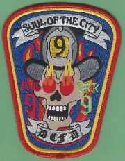 DISTRICT OF COLUMBIA ENGINE 9 TRUCK 9 COMPANY FIRE PATCH SOUL OF THE CITY