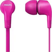 Philips in-Ear Headphones E1105PK/00 with in-Line Remote Control (8.6-Mm Neodymium Drivers, Powerful Bass, Clear Sound, Comfortable Fit) Pink – 2020/2021 Model