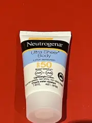 Neutrogena ultra sheer body lotion sunscreen spf 50 uva uvb mecca sephora