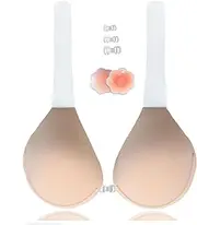 [GelKornva] Sticky Bra for Women Backless Adhesive Bras Sticky On Invisible Lifting Bra Silicone with Nipple Covers