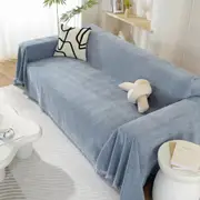 Chenille Retro American Sofa Towel Cover Throw Rug Couch Lounge Cloth Decor (Blue,180*230cm)
