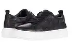 New J. Slides Dede Platform Sneaker Woven Leather Black Lace Up Closer Size 6, M