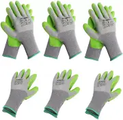 6 Pairs Garden Gloves Working Gloves for Weeding, Digging, Raking and Pruning(M)