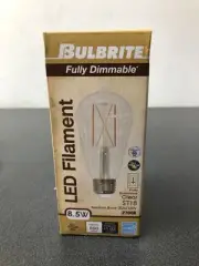 Bulbrite 776767 Edison Style Antique Filament LED Light Bulb - 8W 2700K JA8