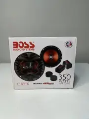 BOSS Audio Systems CH6CK 6.5” Component Car Speakers, 350 Watts, Full Range