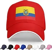 [Generic] National Emblem of Ecuador Baseball Cap Ecuadorian Trucker Dad Hat for Men Women Outdoor Sport Running