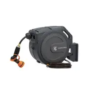 Hose Reel 1/2‘’ 78 ft, Heavy Duty Retractable Garden Hose Reel with Any