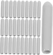HOMSFOU Dishwasher Rack End Cap Covers 50 Pcs Coating Tips for Repair Over Sink Dish Drying Racks Accessory
