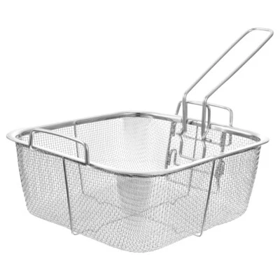 Fries Cooking Basket Square Frying for Air Fryer Strain Strainer